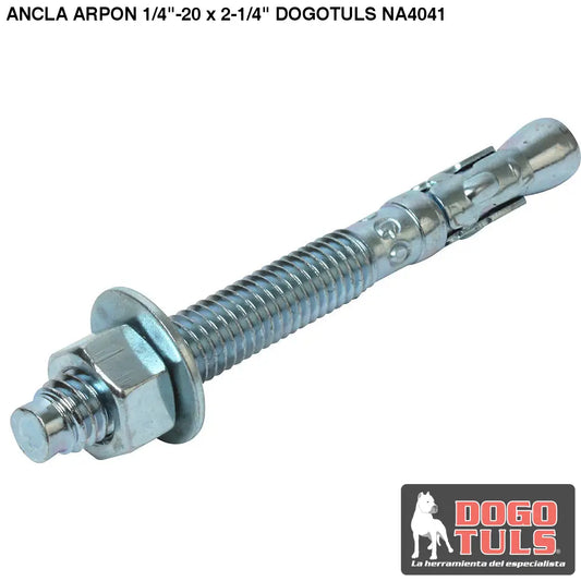 ANCLA ARPON 1/4-20 x 2-1/4 DOGOTULS NA4041