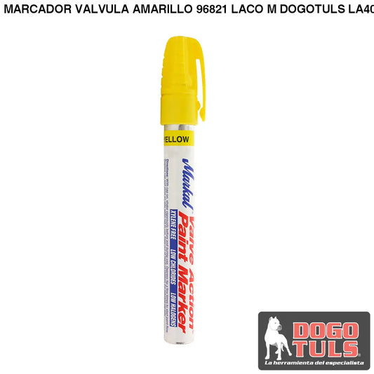 MARCADOR VALVULA AMARILLO 96821 LACO M DOGOTULS LA4002